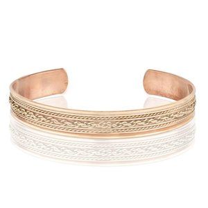 Link Chain Design Pure Copper Bracelet Cuff Bangle